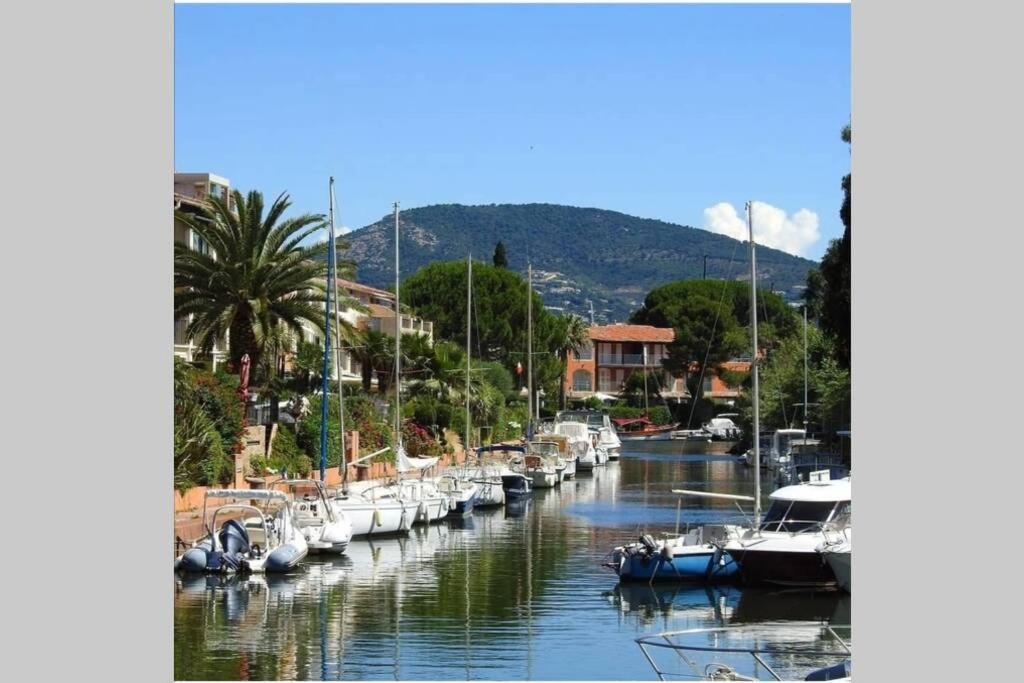2 Bedrooms, 15 Min Walk To Beach, Ac, Pool & Fiber Internet In A Quiet, Private Gated Domain 5Kms To St Tropez Cogolin Exterior foto